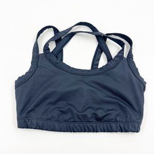 ✅ KIAVA‎ GREY SPORTS BRA DOUBLE STRAP SIZE SMALL